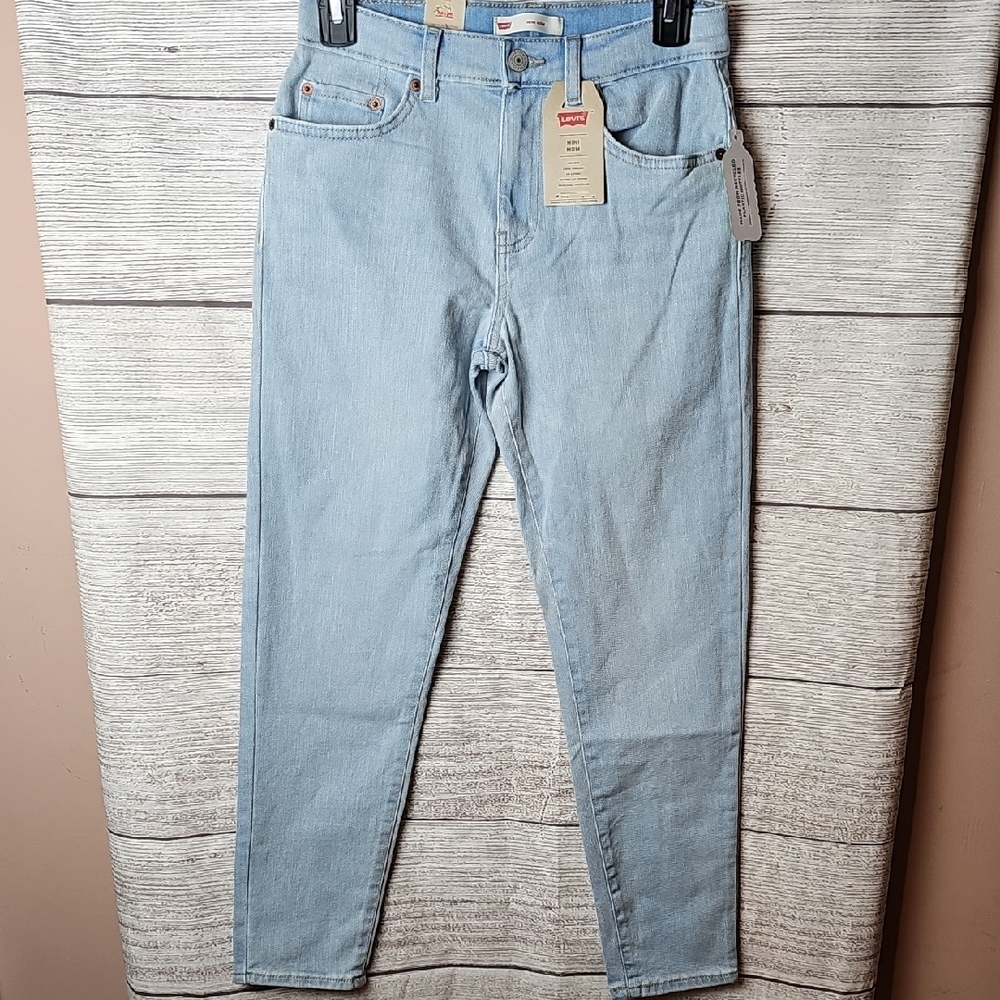 Levi's Girl's Mini Mom High Rise Jeans